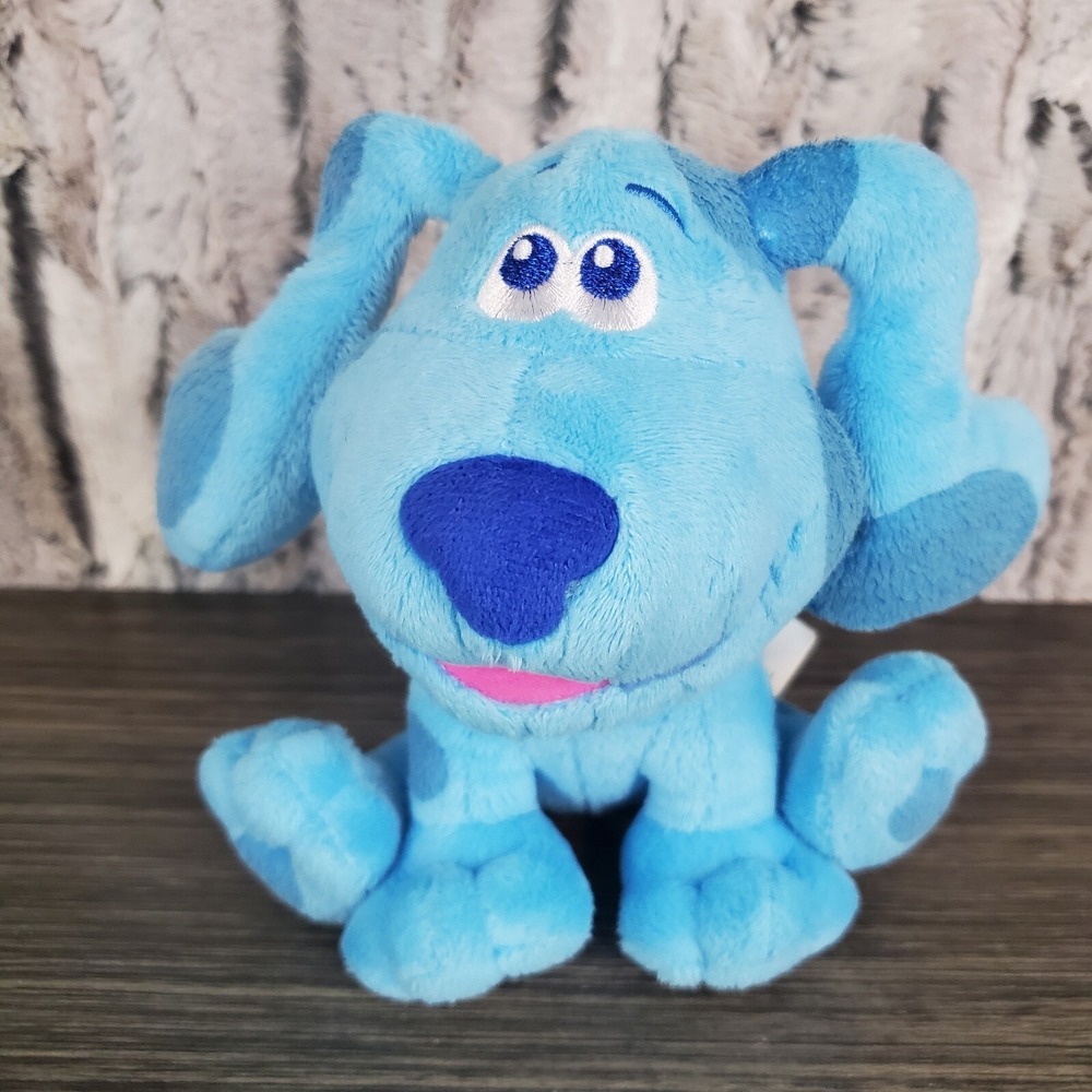 Blue's Clues & You Blue Puppy Dog Plush 6" Stuffed Animal Nick 2020 Viacom
